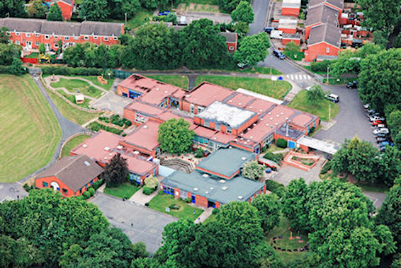 Tenacres First school from above